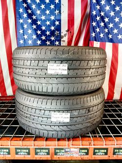 🎁 2 USED TIRES 265/35 ZR20 PIRELLI P ZERO  Max Performance Summer Tires 265/35ZR20
