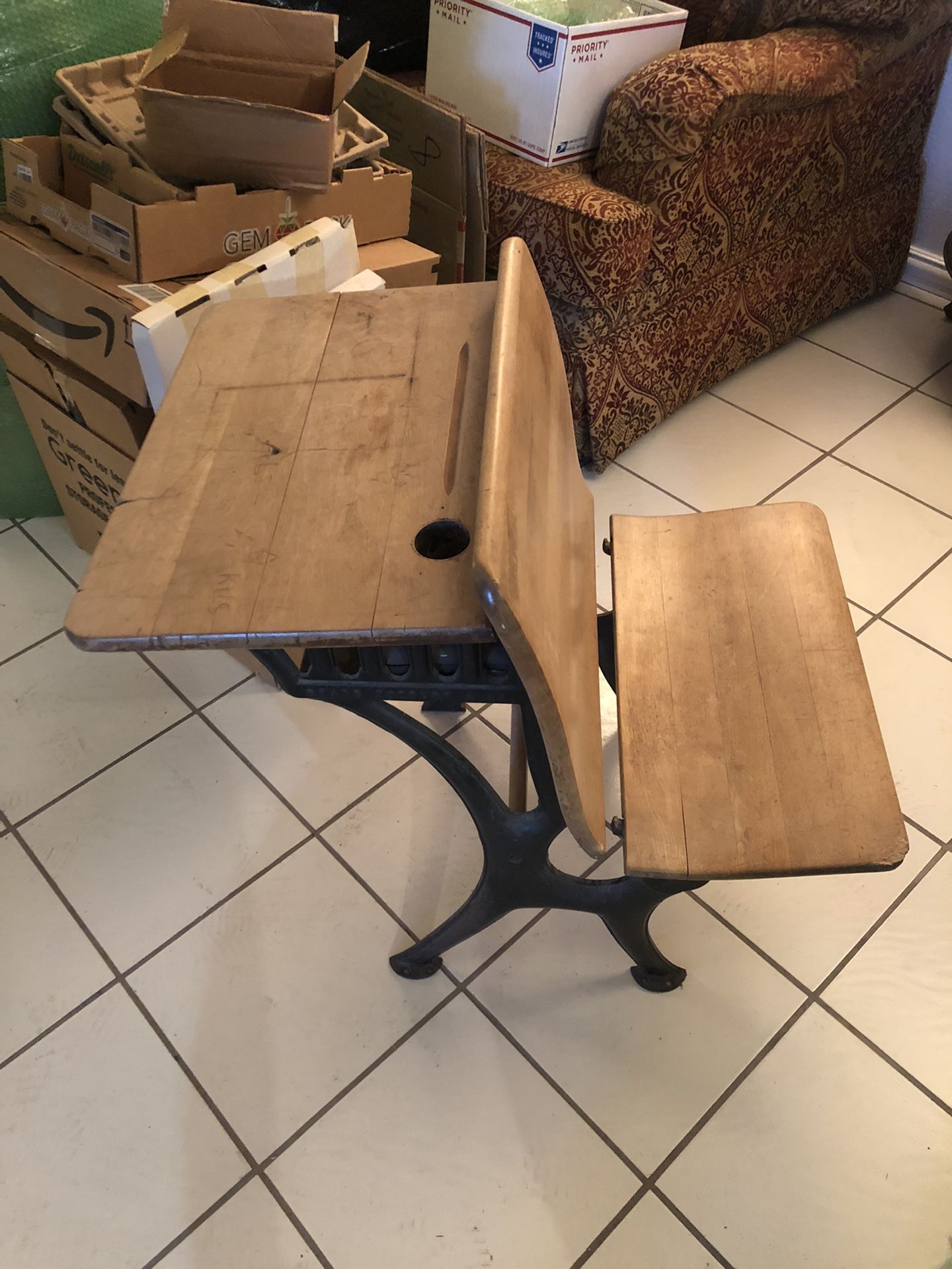 Antique school Desk