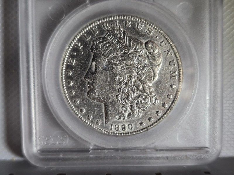 1890 CC United States Carson City Morgan silver dollar