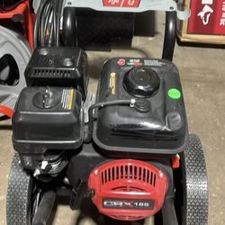 Powerwasher 3100 PSI 2.4 GPM Gas Pressure Washer, Engine (50 State), Reliable Residential Cold Water  Works great includes hose, missing spray gun
