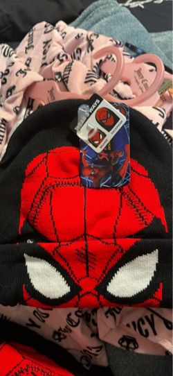Spider-Man Knit Beanie with Face Mask Kids