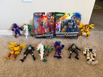Power Rangers and Monsters Toy Figures