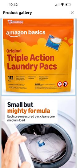 Amazon Basics Triple Action Laundry Pacs