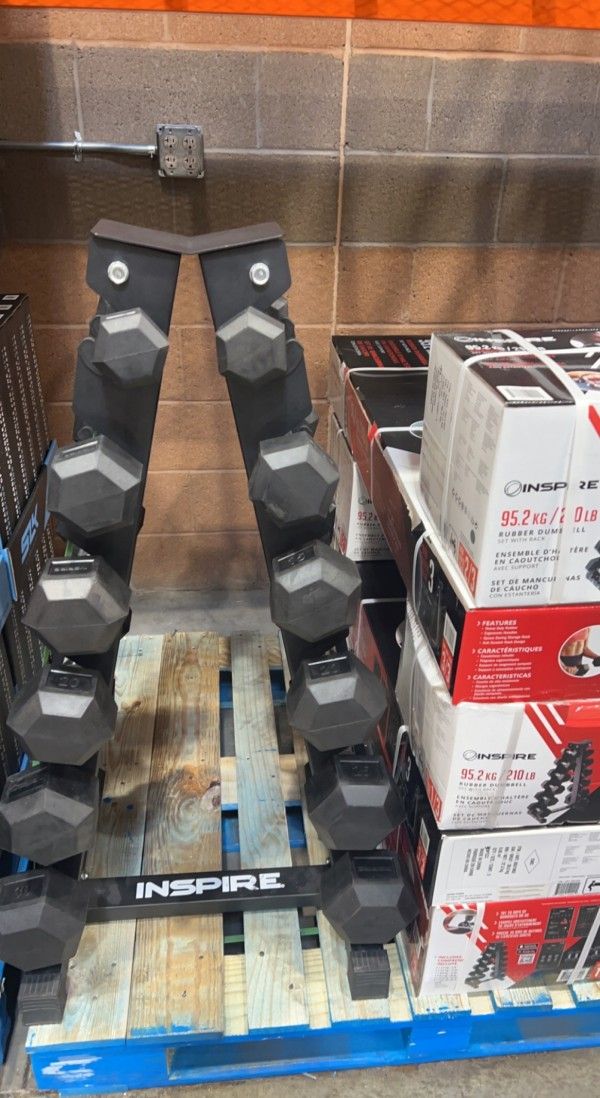 Dumbells and Racks