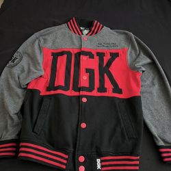 DGK Letterman Fleece Button-Up Sweater