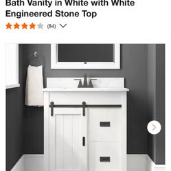 30 In vanity With Top