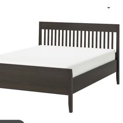  IDANÄS  Bed + (Queen) Matress+ 1 Bed Stand