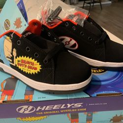 Brand New Beavis and Butthead Heelys Boys Size 6