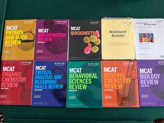 BRAND NEW MCAT Books