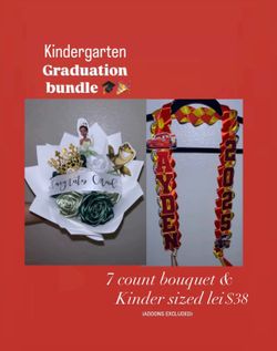 Kinder graduation bundle