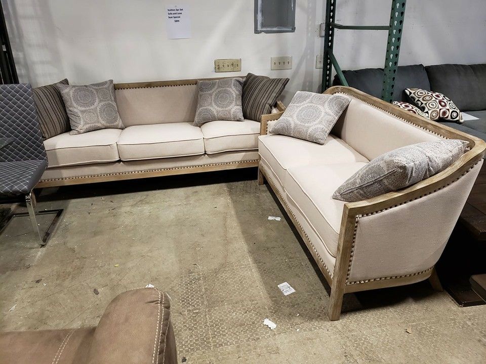 New 2pc set sofa and loveseat tax included free delivery