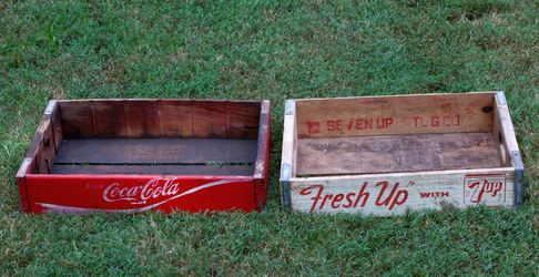 Wood Soft Drink Crates