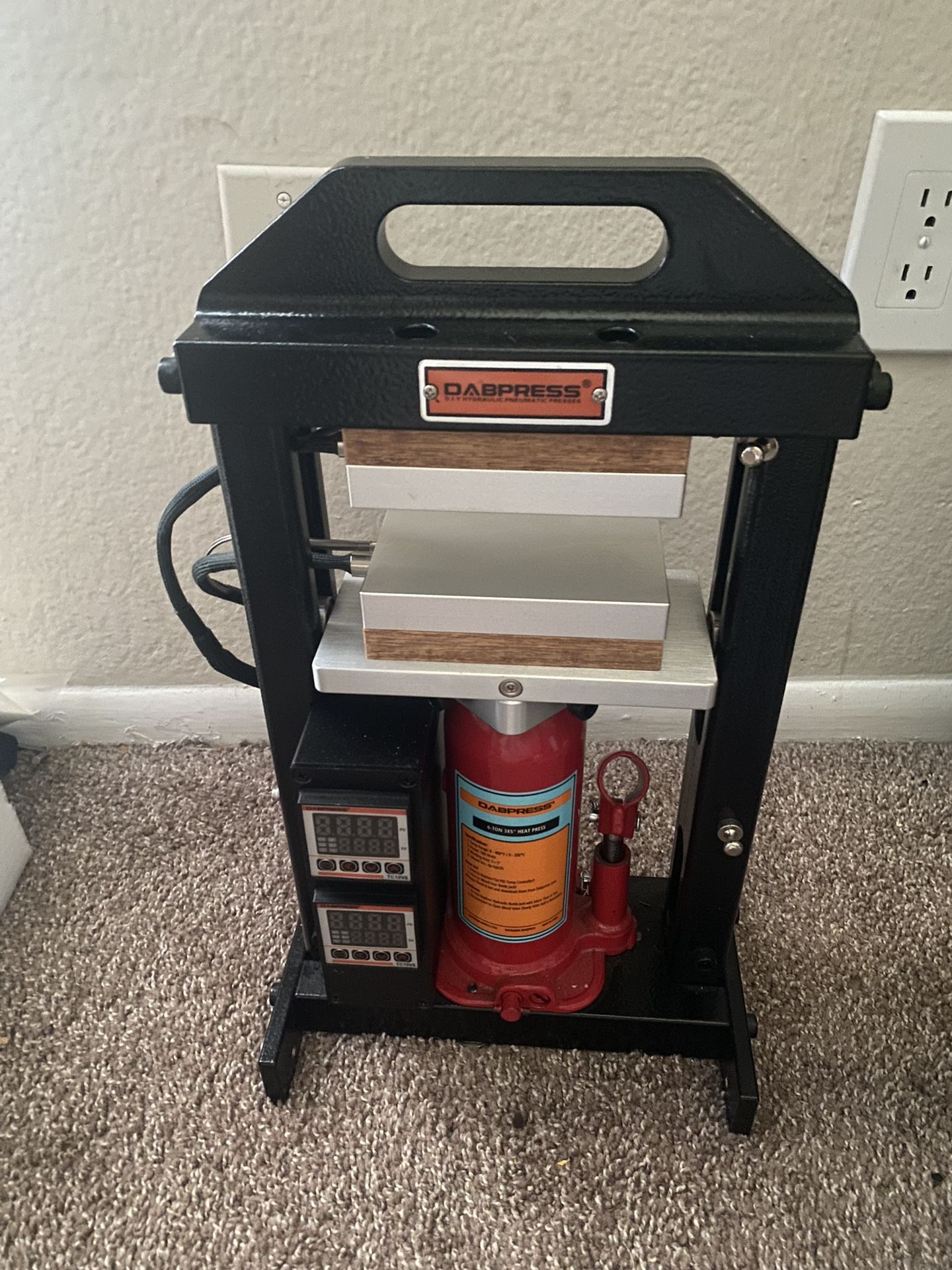 DabPress 6 Ton Heated Duel Plate Rosin Press