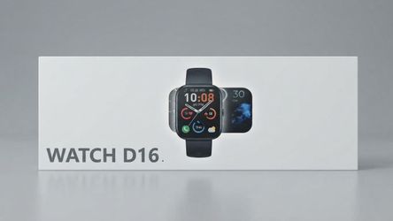 Watch D16 Smartwatch – Black