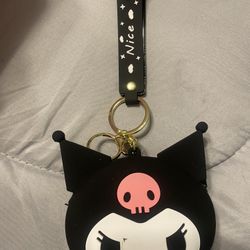 Melody Or Kuku Rubber Type Coin Bag Keychain