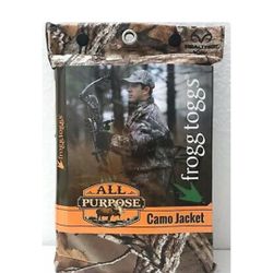 Frogg Toggs All Purpose Camo Jacket Real Tree Waterproof Wind Resistant M / L