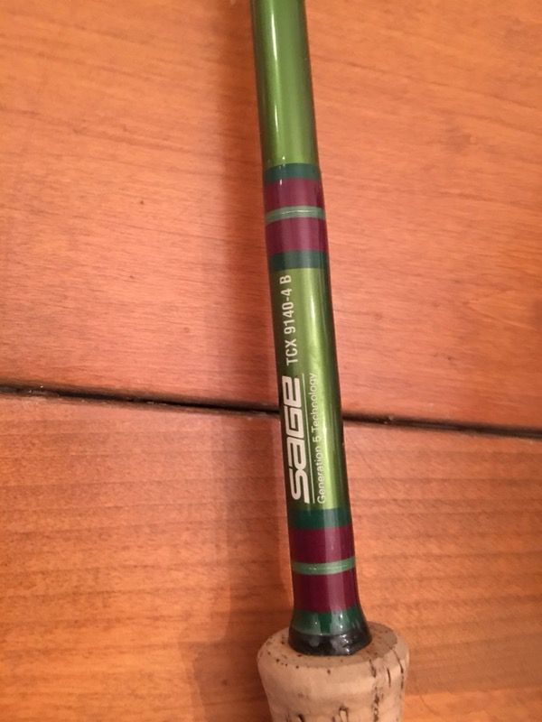 Sage TCX 9140-4 fly rod