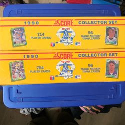 SCORE 1990 SEALED boxes Baseball Cards Collectors Item Toys Gifts Christmas 