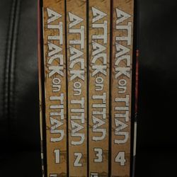 Attack On Titan Box Set Season 1 Part 1, Volumes 1-4, English Edition