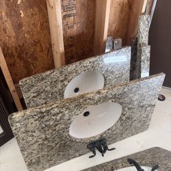 Bathroom Granite Under mount Sinks