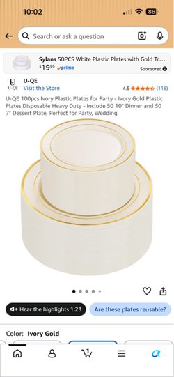 Plastic plates