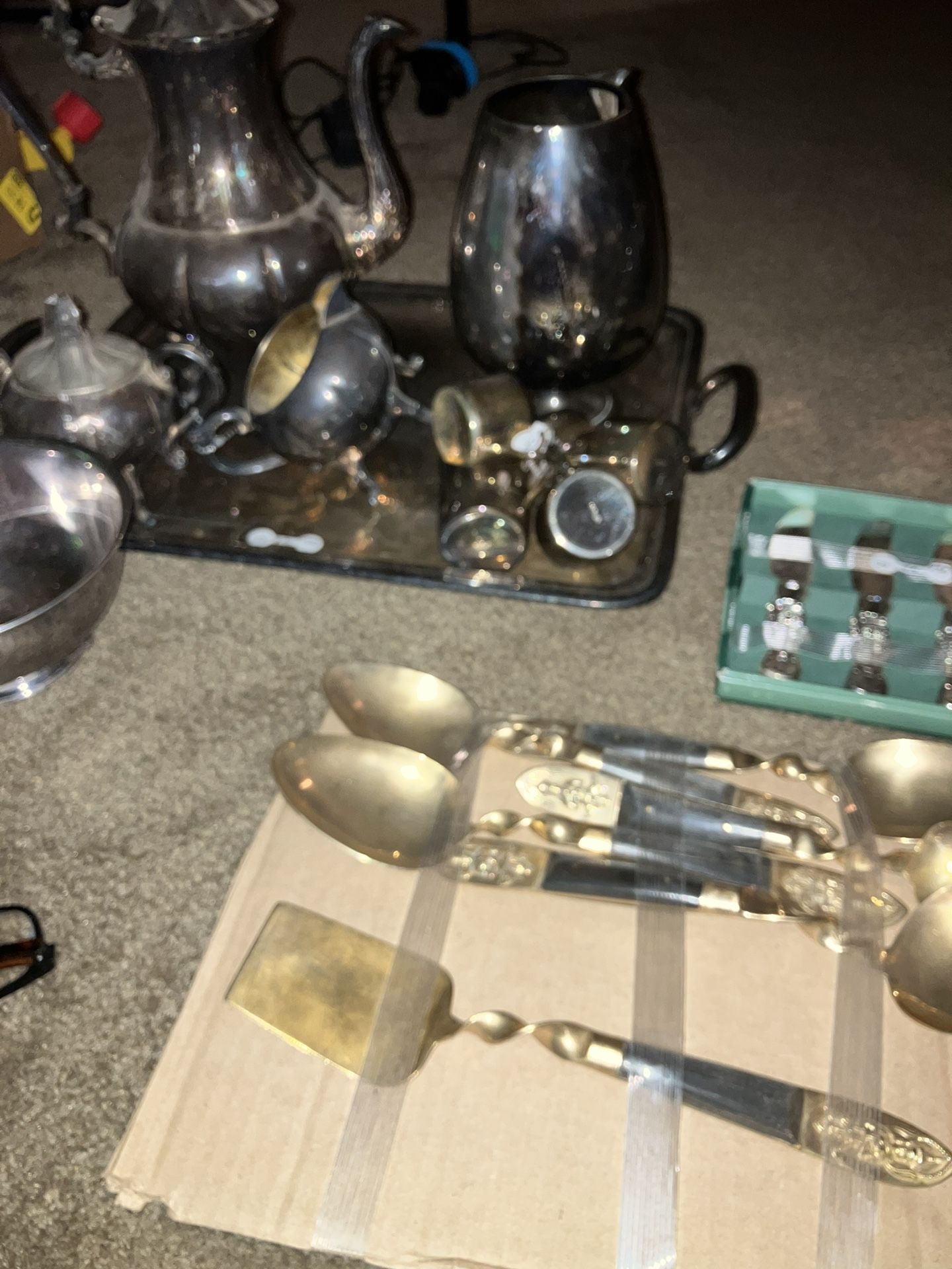 Ancient Buddha Gold Silverware Siam And Silverware Alll 500 Paid 1200