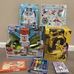 Thomas Train Stanley Pressure Cleaning Set Chalk Kite Christmas Craft Toy Bundle 