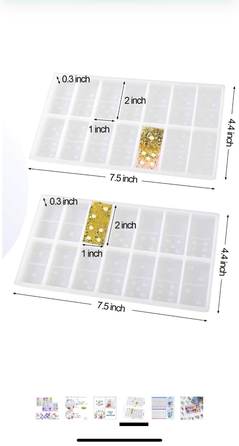 Silicon Resin Molds For Domino