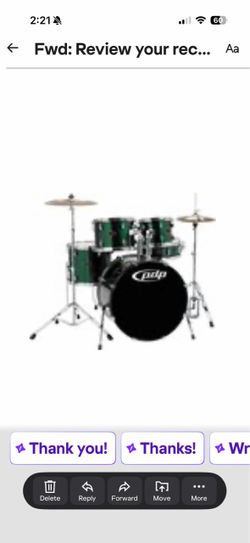 PDP 5-Piece Drum Kit Green