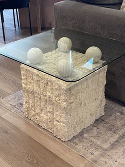 STONE SIDE TABLE
