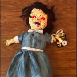 Creepy Halloween Doll lights and sound