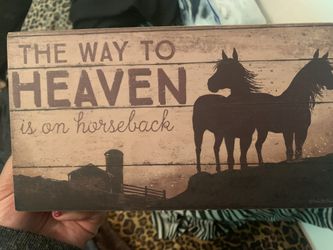 Mini horse sign