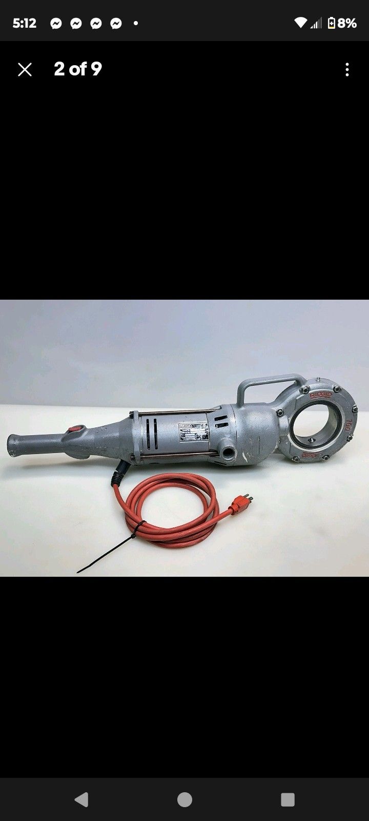 RIGID 700 THREADING MACHINE ! LOWEST PRICED 