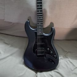 Tagima Electric Guitar, Metallic Dark Silver color