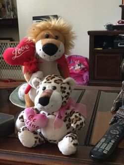 Valentine stuff animals