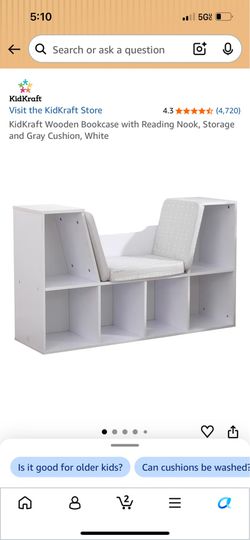 Reading bench toy storage