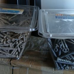 New 5Lbs Box 1⅝" Composite Deck Screws and 2½". $20 each Box.
