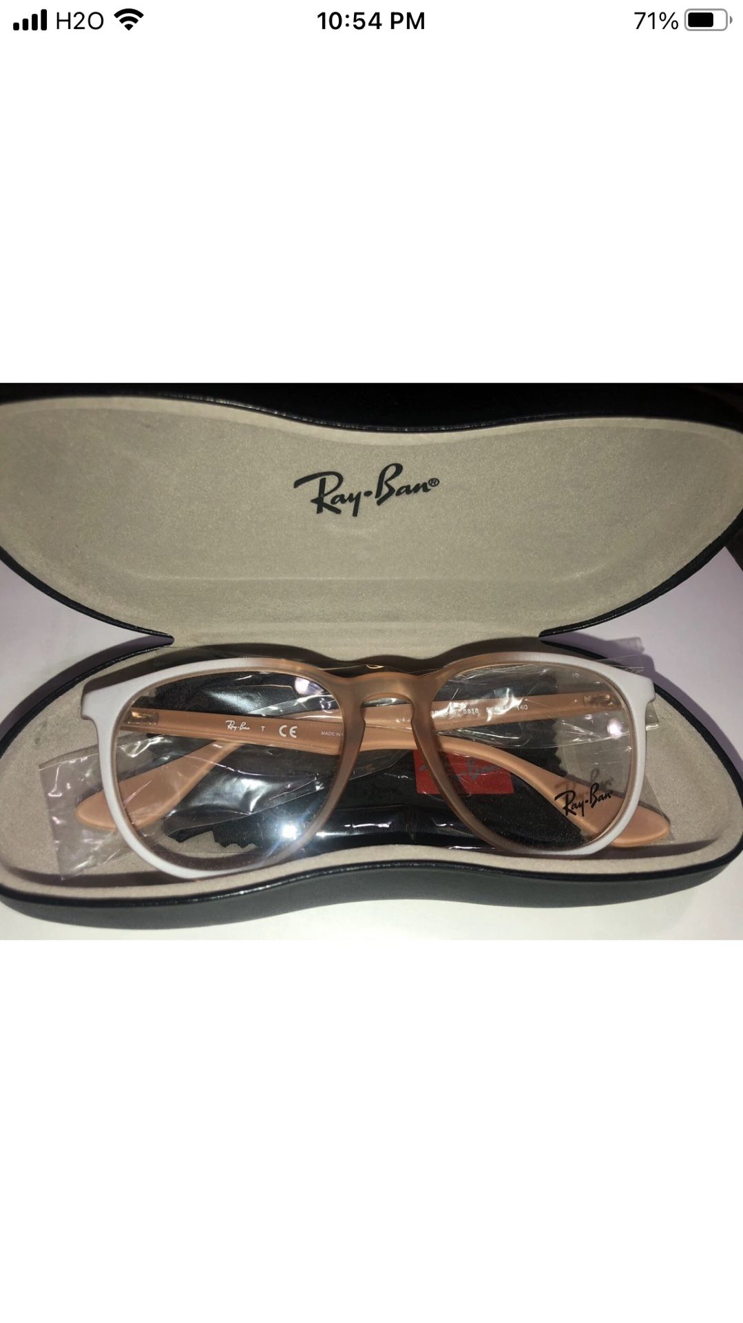 Brand NEW !! RAY BAN RB7046 5818 White Pink Eyeglasses. SIZE:51 18 140