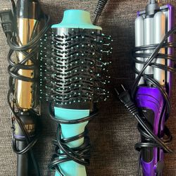 Curling iron, Beach Waver, And Blow Dry Brush