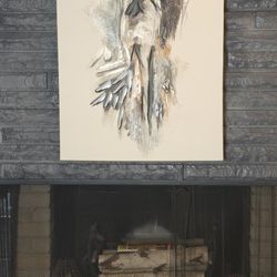 Bebe Fashion Art Raised 3D Rough Feel Painting