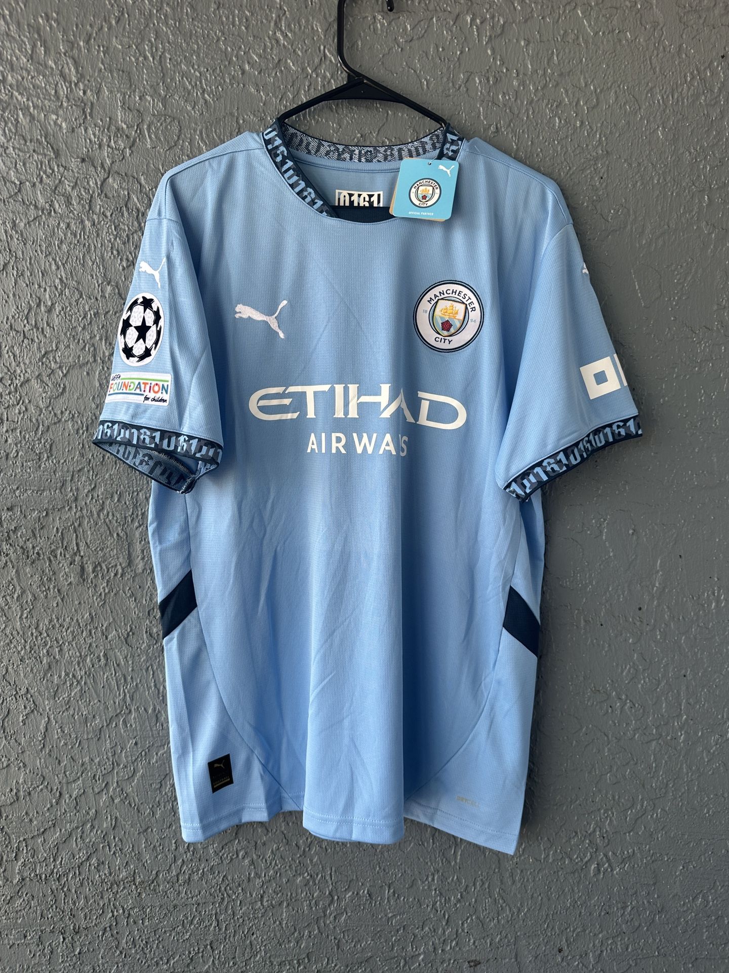 Manchester City Haaland Soccer Jersey Size XL