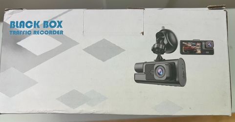 BRAND NEW IN BOX Black Box A22 Dash Cam is a driving recorder designed to capture front, interior, and rear views of your vehicle in 1080p HD. It is w