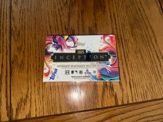 2025 Topps MLB Inception Box