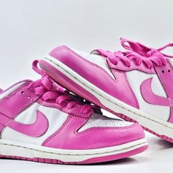 Nike Dunk Low PS Size 3Y Sneakers Active Fuchsia Pink FJ0705-100 Shoes Leather