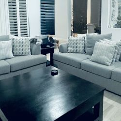 Gray Sofa Set 