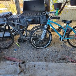 bikes the 2 are just dirty and need air in the tires
