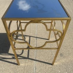 Mirror Top Side Table