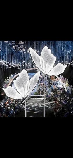 Butterfly light up decor