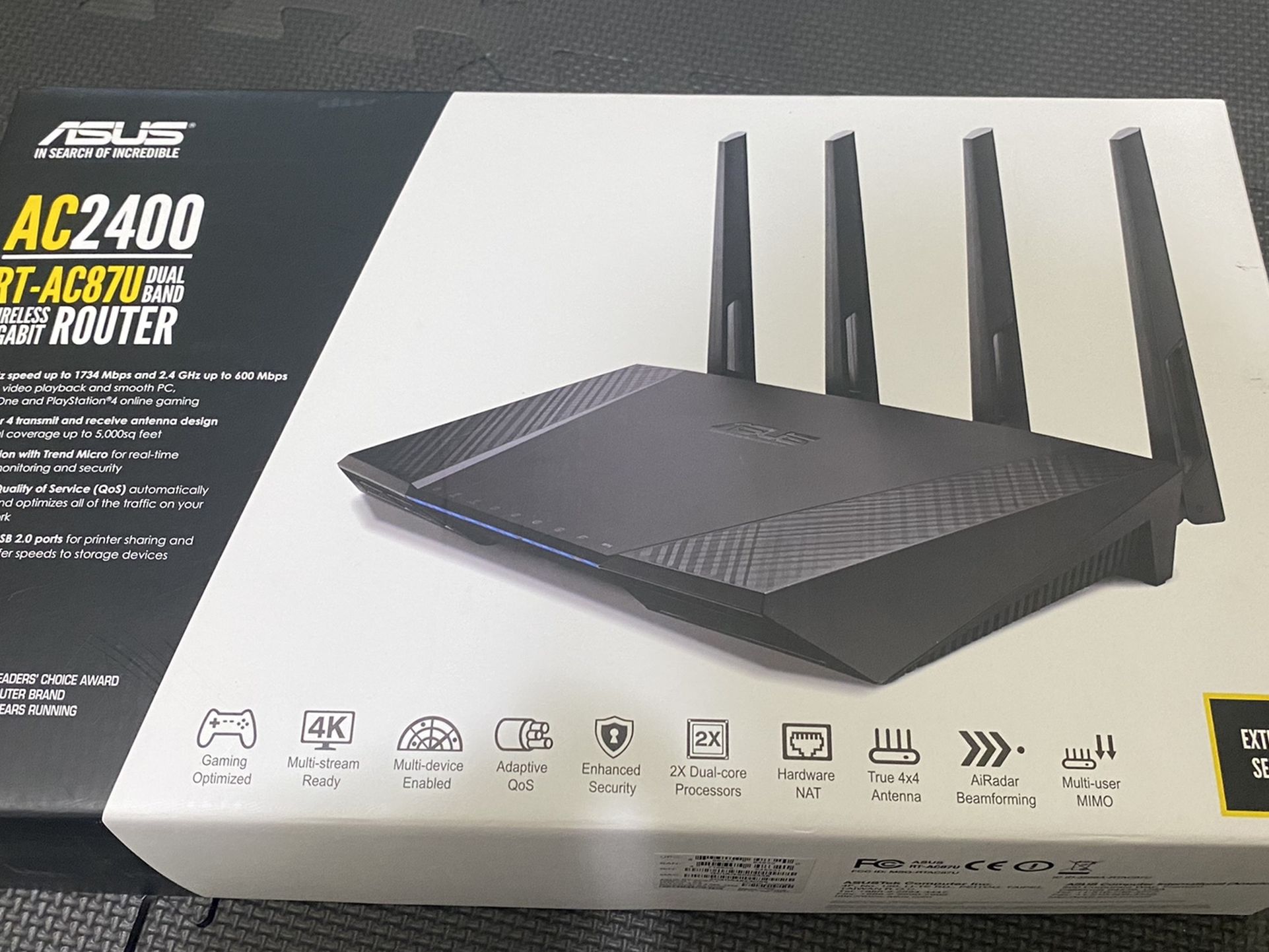 ASUS Wifi Router AC2400 Dual Band Gigabit