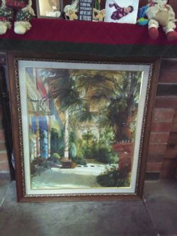 Large picture with beautiful frame